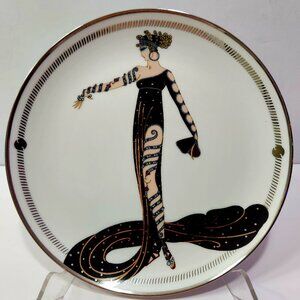 House of Erte "La Merveilleuse"  8" Collector Plate